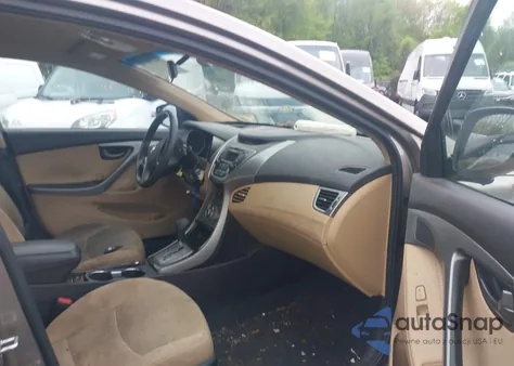 2013 Hyundai Elantra Gls из США, поврежденный, VIN 5NPDH4AE8DH417435